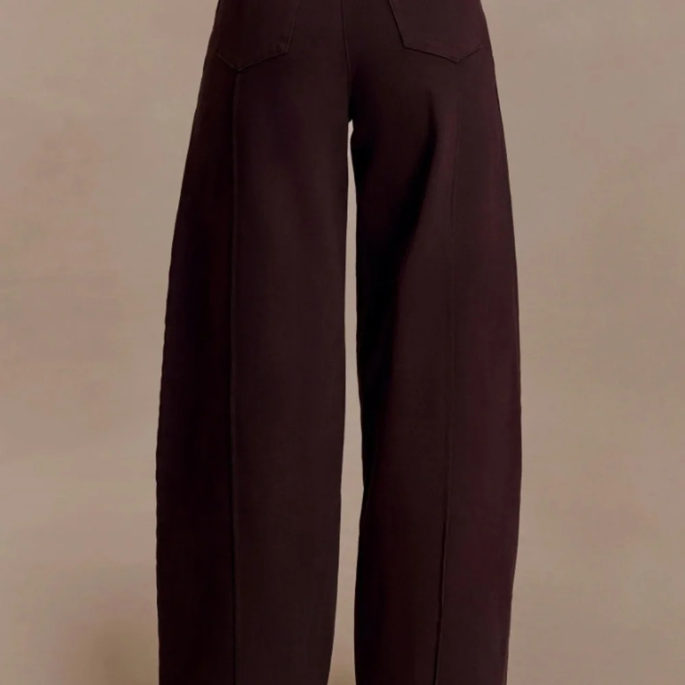 Meshki Dark Brown Wide Leg Jeans - Picture 14 of 14